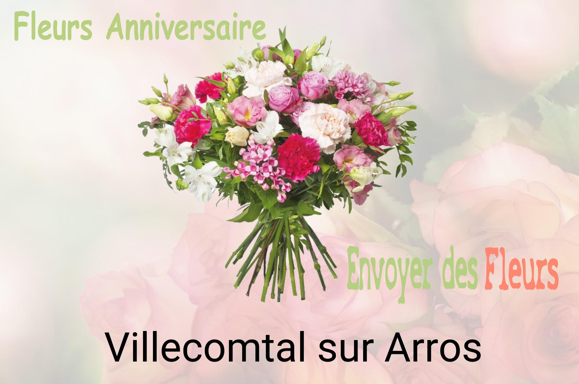 Bouquet de fleurs d’anniversaire livré à Villecomtal-sur-Arros