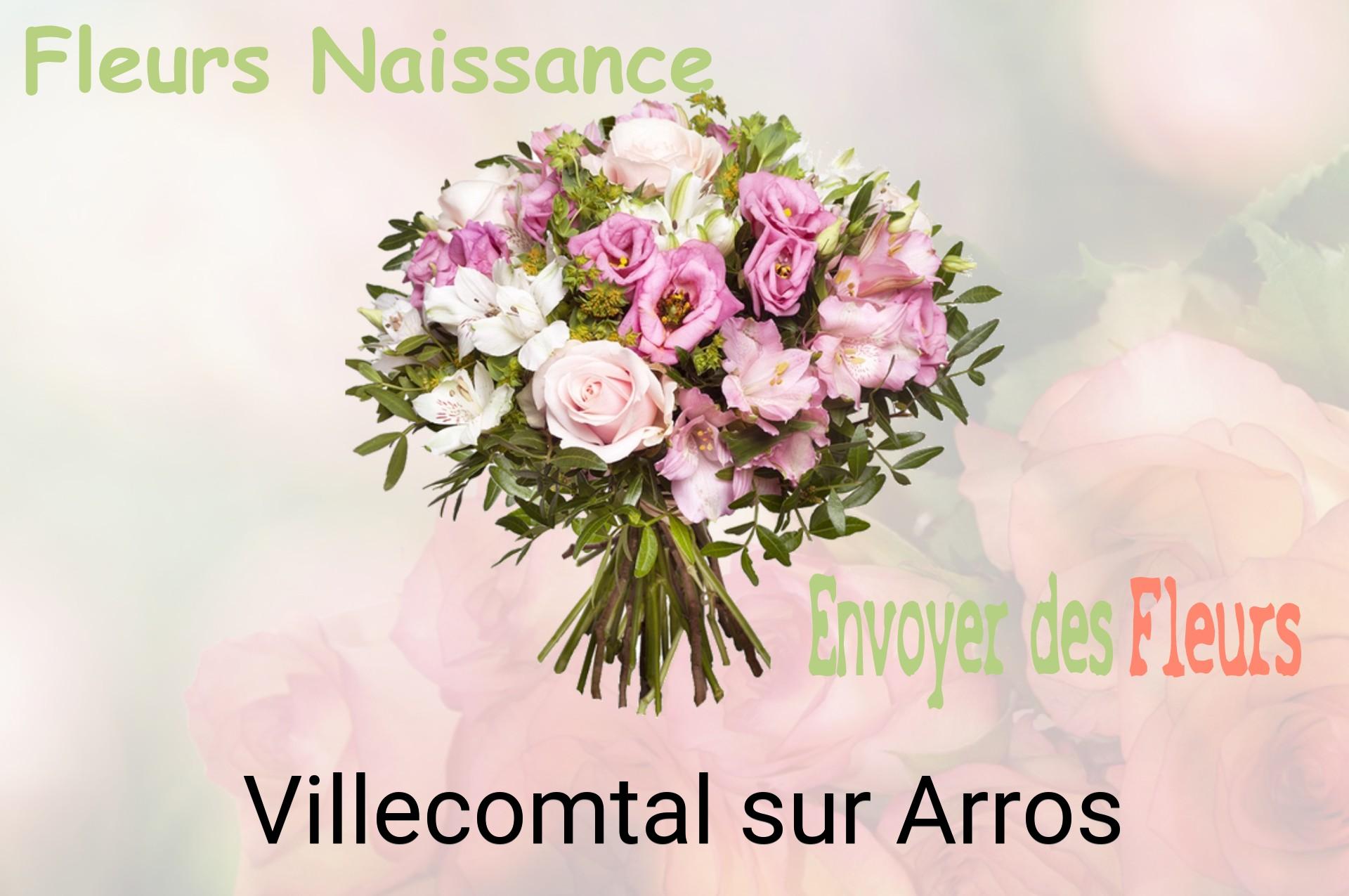 Bouquet de fleurs de naissance livré à Villecomtal-sur-Arros