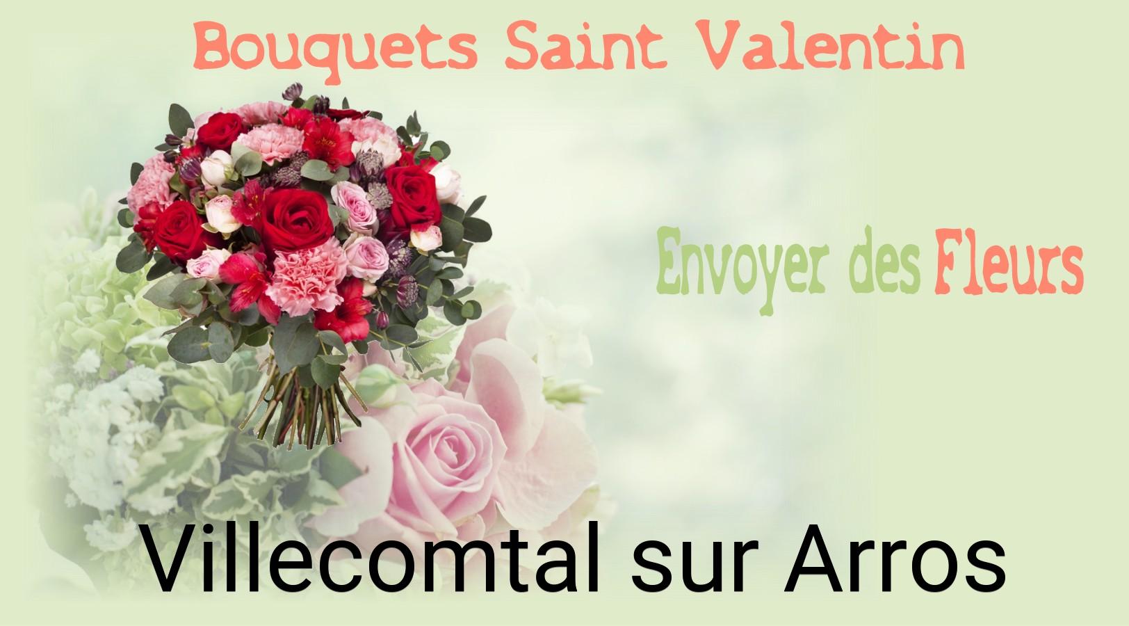 Roses de Saint-Valentin livrées à Villecomtal-sur-Arros